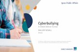 MALLORY NEWALL · Note: Asked only of parents who knew a child in their household or community who had been cyberbullied Q: Thinking about the kids you know who have experienced cyberbullying,