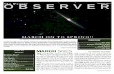 THE DENVER OBSERVER MARCH 2014 O B S E R V E R MARCH … · THE DENVER OBSERVER! MARCH 2014 The Denver Astronomical Society! One Mile Nearer the Stars! Page 1 MARCH ON TO SPRING!!