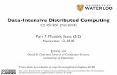 Data-Intensive Distributed Computing - GitHub Pages Replication possibilities Update sent to a master