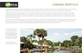 2019 Cabana Brochure-0419 - Wekiva Island · CABANA RENTALS Cabana Name Capacity Size Rental - Weekdays Rental - Weekends/ Holidays Location Inclusions Extras Audubon 6 People, No
