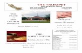 THE TRUMPETzionhillbuford.org › WebsiteFiles › Trumpet › 201901 Trumpet.pdf · 2019-01-05 · will resume January 9th. Meals are $5.00 per person or $20.00 per immediate family