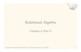 Relational Algebra - Rutgers Universityszhou/336/336_Chapter4_A.pdf · 2015-02-09 · The relational model has rigorously defined query languages that are simple and powerful. ! Relational