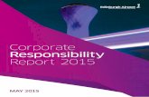 Corporate Responsibility Report 2015 - Amazon S3 · 1 January – 31 December 2014 and details the targets we set ourselves and our performance against these targets. We hope that