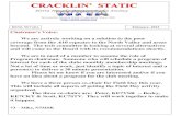 CRACKLIN’ STATIC › data › uploads › newsletter › 2013 › cs201302.pdfCracklin’ Static is the Newsletter of, and sponsored by the Sierra Nevada Amateur Radio Society. Opinions