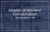 Division of Workers’ Compensation•Workshop held May 31,2017 •Hearing October 4, 2017 •Notice of Change filed November 17, 2017 •Adopted December 29, 2017 •Effective January