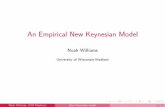 An Empirical New Keynesian Model - SSCC - Homenwilliam/Econ810_files/empricalNK.pdf · An Empirical New Keynesian Model Noah Williams University of Wisconsin-Madison Noah Williams