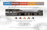 Service Information Brochure - AWAHS › wp-content › uploads › 2018 › 05 › ...Service Information Brochure Promoting longer, healthier living for our local Indigenous Community