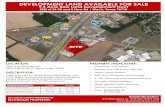 DEVELOPMENT LAND AVAILABLE FOR SALE › d2 › duOaXA7... · DEVELOPMENT LAND AVAILABLE FOR SALE 9.3 Acre Raw Land Development Tract SEQ of IH-35 and S New Rd | Waco, Texas 76710
