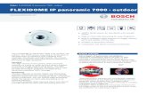 FLEXIDOME IP panoramic 7000 - outdoor · 2020-06-18 · Video | FLEXIDOME IP panoramic 7000 - outdoor FLEXIDOME IP panoramic 7000 - outdoor u 12MP / 30 fps sensor for fine details