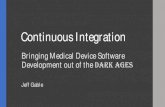 Continuous Integration...Continuous Integration Infrastructure as code All configuration for deployment defined in readable text configuration files and stored in version control with
