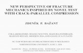NEW PERSPECTIVE OF FRACTURE MECHANICS INSPIRED BY … Webinar Bazant TAM_New... · new perspective of fracture mechanics inspired by novel test with crack-parallel compression zdenĚk