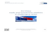EU-China...poses challenges for the EU . The main challenge is China’s increasing soft power, which is being felt in the EU’s neighbourhood and even in a growing number of EU countries.