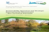 Sustainability Appraisal and Strategic Environmental Assessment – Non Technical … · 2014-04-14 · 1.4 The Sustainability Appraisal Report should be read in conjunction with