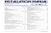 INSTALLATION MANUAL · 2014-08-13 · Improper installation may create a condition where the operation of the product could cause personal injury or property damage. Improper installation,