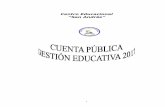 Centro Educacional “San Andrés” … · 2 documento con los aspectos mÁs importantes del quehacer educativo del centro educacional “san “andrÉs” durante el perÍodo 2017.