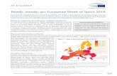 Ready, steady, go: European Week of Sport 2018€¦ · EPRS Ready, steady, go: European Week of Sport 2018 . This document is prepared for, and addressed to, the Members and staff
