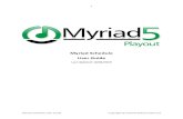 Myriad Schedule User Guide...Myriad Schedule is a powerful music and link scheduling tool built right into Myriad Playout. It is designed to offer a fully integrated alternative to