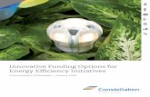 Innovative Funding Options for Energy Efficiency Initiatives › content › dam... · loans needed to implement energy efficiency initiatives. Many companies find in-electric rate