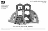 Alpine Ridge Climber & Slide 8410 · Alpine Ridge Climber & Slide ™ 8410 . 2 6.Separate active and quiet activities from each other (examples: locate sandboxes away from swings