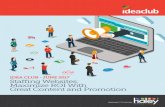 Staffing Websites: Maximize ROI With Great Content and ...cdn.haleymarketing.com/ebooks/content/30868/2017...Search engine optimization (SEO) includes everything you are doing on your