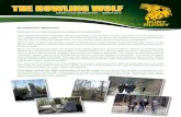 THE HOWLING WOLF - Amazon S3...THE HOWLING WOLF RUGBY CLUB NEWSLETTER . MARCH 2014 President’s Welcome Welcome to our special memorial edition of Howling Wolf. This season has been