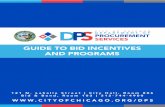 Bid Incentives & Programs - Chicago...Incentives and Programs are also unavailable when applying the Incentive or Program would be prohibited by federal, state, or local law, or are