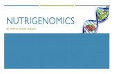 NUTRIGENOMICS - UAB Barcelonagenetica.uab.cat/.../NUTRIGENOMICS2015_2_2P23_33.pdf · M. Muller, S. Kersten, Nutrigenomics: goals and strategies, Nature Reviews 2003 B. Liu, S-B Qian,