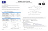 Spark Quenchers - Horner Automation › techdocs › MAN0962-01.pdf · Spark Quenchers For Arc and Noise Suppression -SQ0, HESQ1, HESQ2, HESQ3 Portions of this document courtesy of