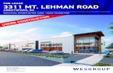 FOR LEASE 3311 MT. LEHMAN ROAD - Wesgroup Properties · 3311 MT. LEHMAN ROAD, ABBOTSFORD, BC BUILDING FEATURES TOTAL SITE SIZE 5.3 Acres BUILDING SIZE 58,000 Square Feet AVAILABLE