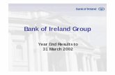 Bank of Ireland Group › app › uploads › prelim-2002.pdfContinuing focus on Ireland? Undisputed No.1 Financial Services Provider? Good economic backdrop? 3.5% growth this year,