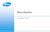 Pfizer Pipeline · 2020-05-02 · Pfizer Pipeline – August 1, 2017 (cont’d) 6 New Molecular Entity Indicates that the project is either new or has progressed in phase since the