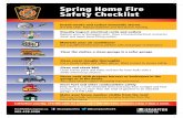 Spring Home Fire Safety Checklist - Brampton · FIRE/LIFE SAFETY EDUCATION DIVISION For Fire Safety Information: Phone: 905.458.5580 Email: firelife@brampton.ca FIRE PREVENTION DIVISION
