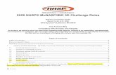 2020 NASP® MoNASP/IBO 3D Challenge Rules...1 | P a g e 2020 NASP® MoNASP/IBO 3D Challenge Rules Branson Convention Center March 19, 20, & 21, 2020 200 S Sycamore St, Branson, MO