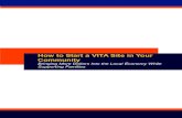 How to Start a VITA Site in Your Community · based on the Earned Income Tax Credit (EITC) amounts for that year. VITA tax preparers are certified using IRS training materials and