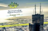 Opportunities Sponsorship Augu t 7- 9 2001 66 · 2019-11-22 · emerging opportunities and guidance on preparing to hone in on attracting new investment. Through guidance and leadership