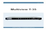 Multiview T-35 - rsdtv.comDisplaying Test Cards Multiview is pre-loaded with two test cards to help with installation & setup Note: Test Cards are shown on all Multiview outputs at