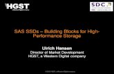 SAS SSDs Building Blocks for High- Performance Storage · SSD •Utilize specially configured, very small capacity SSDs to bring the SSD to wear-out point in ~2 months and validate