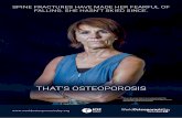 THAT’S OSTEOPOROSISworldosteoporosisday.org/.../WOD...Italy2-PRESS-en.pdf · THAT’S OSTEOPOROSIS Silvia, 58 years old, is now being treated for secondary osteoporosis related