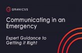 Communicating in an Emergency › pdfs › Webinar_CrisisComms_1017.pdf · 2020-04-03 · Communication by the numbers Hurricane Irma • 3 press conferences prior to landfall •