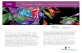 Phenotypic Drug Discovery with High Content Screening · 2016-11-09 · WHITE PAPER Phenotypic Drug Discovery with High Content Screening Target Based or Phenotypic Screening? Drug