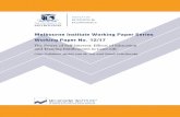Melb Inst Wokring Paper No. 12/17 - Melbourne Institute€¦ · Melbourne Institute Working Paper No. 12/17 May 2017 * This research was commissioned by the National Centre for Vocational