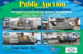 TD Public Auction G - Home - K.D. Auctions › assets › Public-Auction-Brochure.pdf · D Public Auction G! Asset Sales, Inc. Corporate Headquarters 163 Associates Lane Indian Trail,