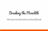 Microservice Extraction at SoundCloud Microservice Extraction at SoundCloud. Soundcloud 11 hours uploaded