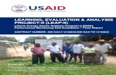 LEARNING, EVALUATION & ANALYSIS PROJECT-II (LEAP-II) › pdf_docs › pa00kkq7.pdf · LEARNING, EVALUATION & ANALYSIS PROJECT-II (LEAP-II) Liberia Energy Sector Support Program Performance