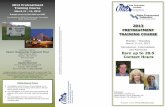 2013 - ohiowea.org · 2013 OWEA/WEF Pretreatment Training Course Monday - Thursday, March 11-14, 2013 Register Online at Or fax/email form to OWEA or call 614.488.5800 to register