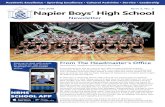 July 2018 Term 2, No. 3 Napier Boys’ High School€¦ · July 2018 Term 2, No. 3 Napier Boys’ High School Academic Excellence • Sporting Excellence • Cultural Activities •