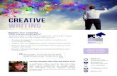 CREATIVE WRITING PRINT - jigsaw.coach€¦ · writing project. creative writing Bahrain or online via a live interactive webinar Starting from BD25/$70 per hour +973 35607899 info@jigsaw.coach