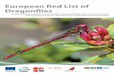 European Red List of Dragonflies · common methodology used throughout the world. This study shows us that about 15% of European dragonflies are threatened. This compares with 9%