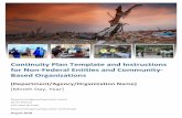 Continuity Plan Template and Instructions for Non …...CONTINUITY PLAN TEMPLATE FOR NON-FEDERAL ENTITIES AUGUST 2018 FEMA NATIONAL CONTINUITY PROGRAMS iii PROMULGATION STATEMENT This