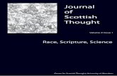 Journal of Scottish Thought...JOURNAL OF SCOTTISH THOUGHT Vol 2, 1 Race, Scripture, Science Published by the Centre for Scottish Thought University of Aberdeen 2009 ISSN 1755 9928
